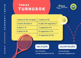 Nyári tenisztábor 2025.